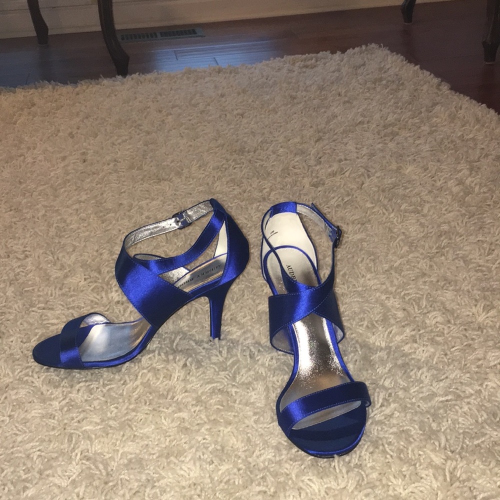 Cobalt Blue Sandals NWOT.